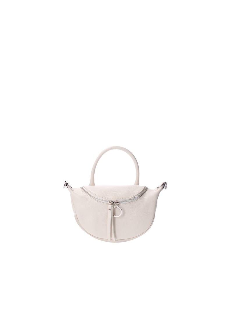 Oferte la Geanta crossbody de piele - Bej