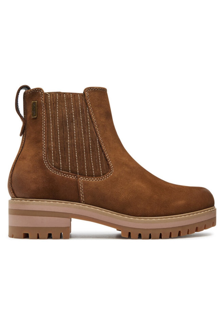 Ghete dama -  Piele naturala - Maro - Maro