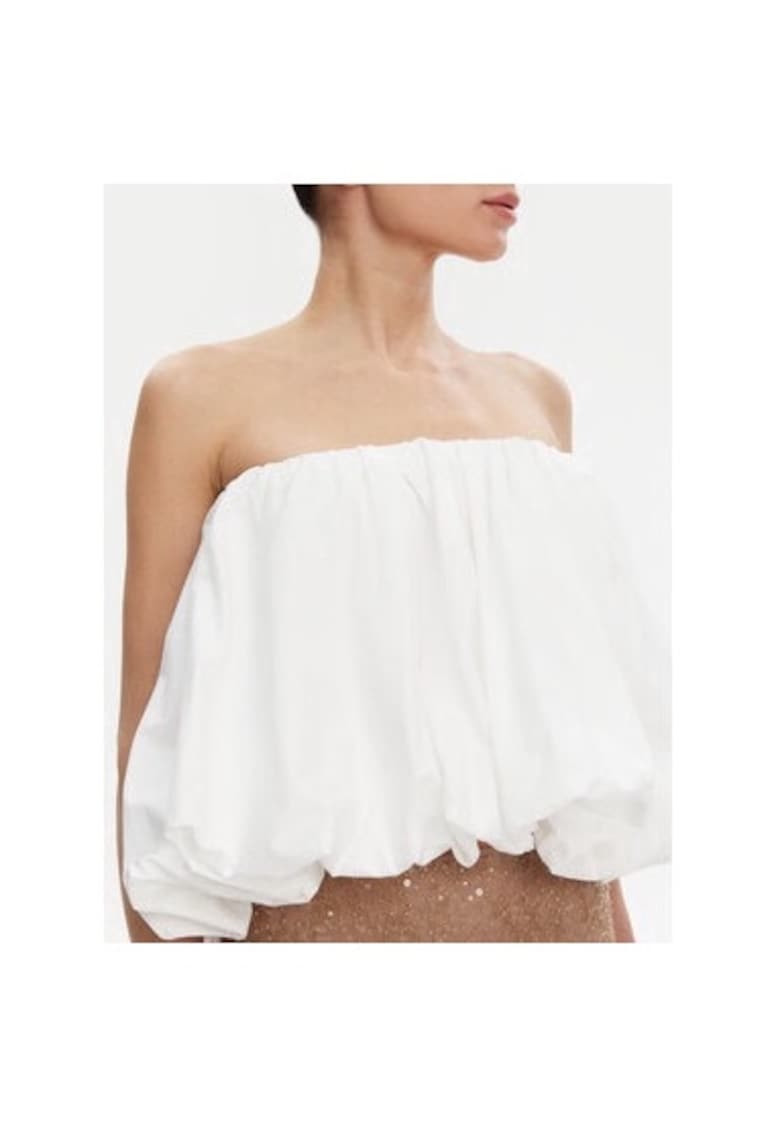 Bluza dama -  304928383 - Bumbac - Alb - Alb