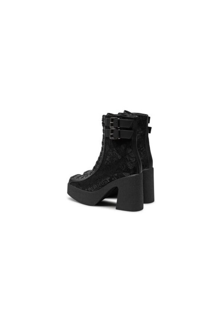 Ghete dama  304437359 - Piele ecologica - Negru - Negru