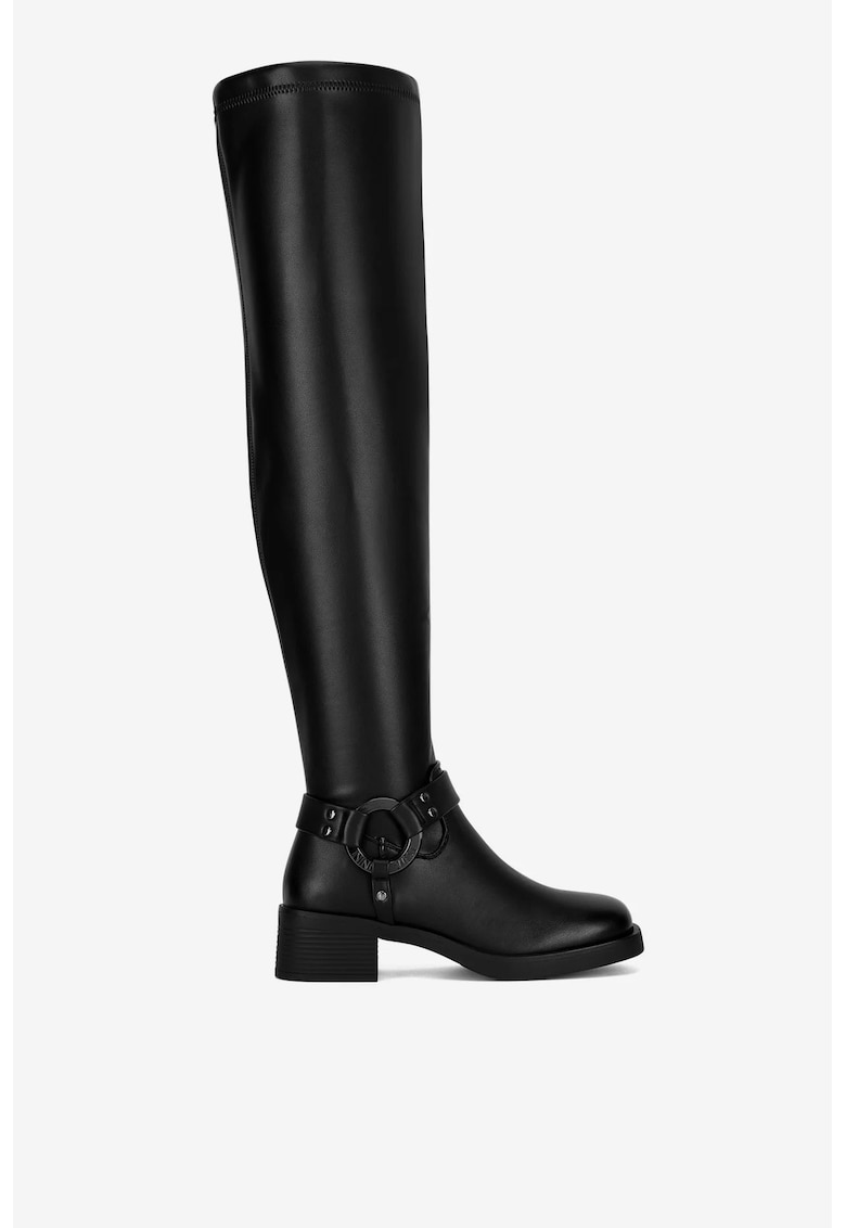 Cizme dama  5903419548468 - Sintetic - Negru - Negru