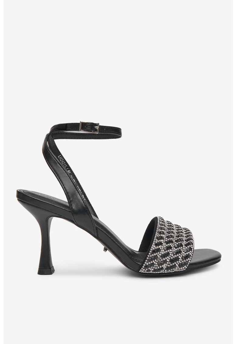 Sandale dama  5903698192185 - Piele ecologica - Negru - Negru