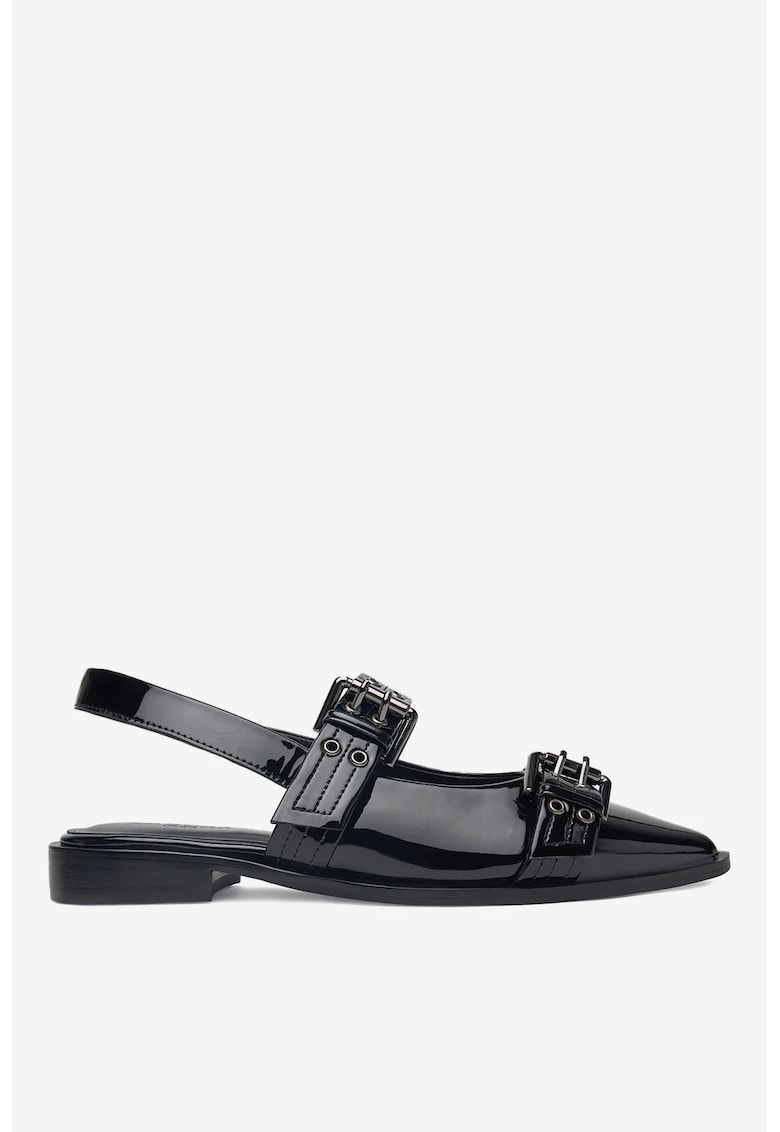 Balerini  5903698586274 - Piele naturala - Negru - Negru