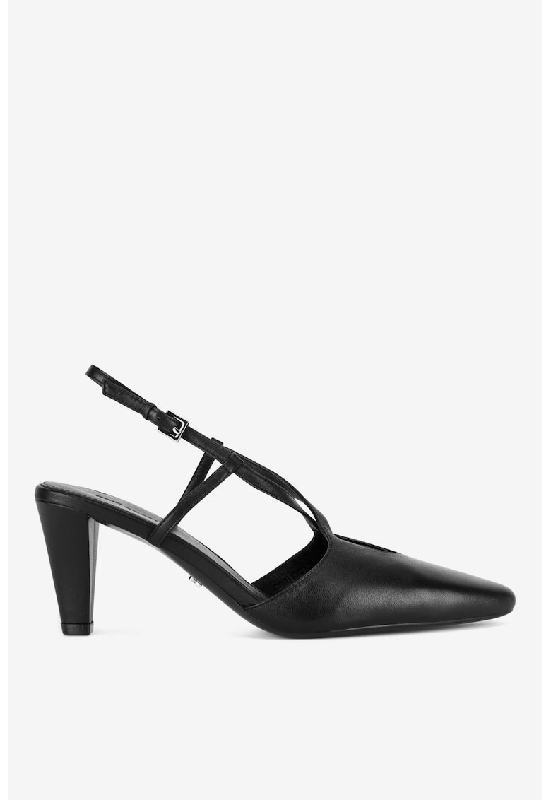 Pantofi dama  5903698588292 - Piele naturala - Negru - Negru