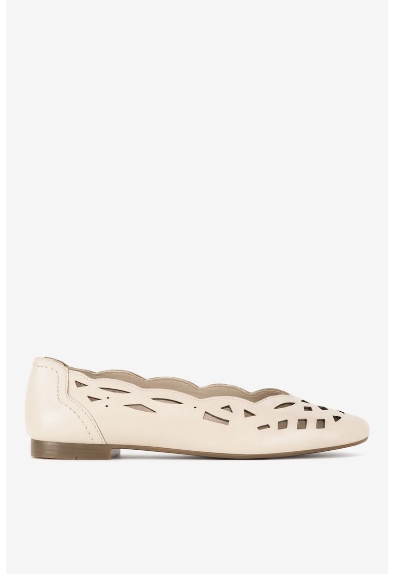 Balerini 5903698595689 - Piele naturala - Bej - Bej