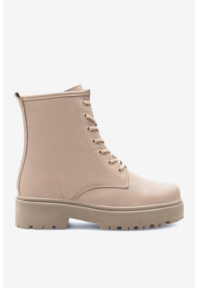 Ghete dama  5904862924939 - Piele naturala - Bej