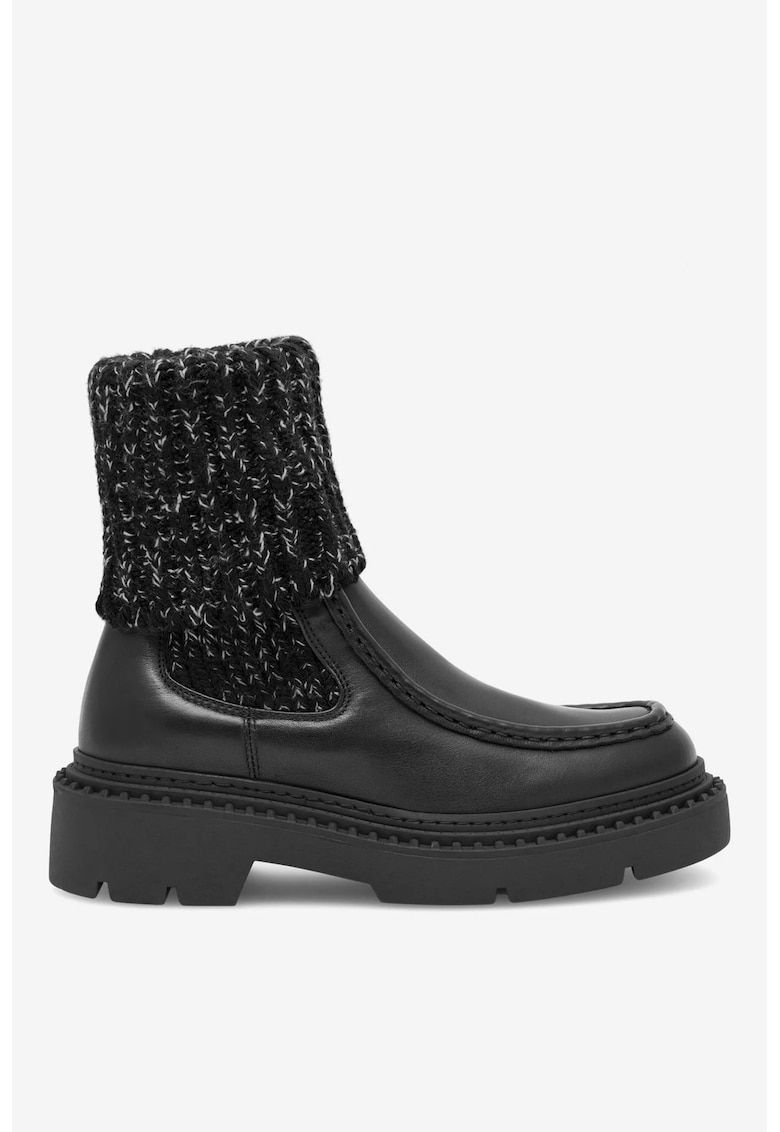 Ghete dama  5905588093442 - Piele naturala - Negru - Negru