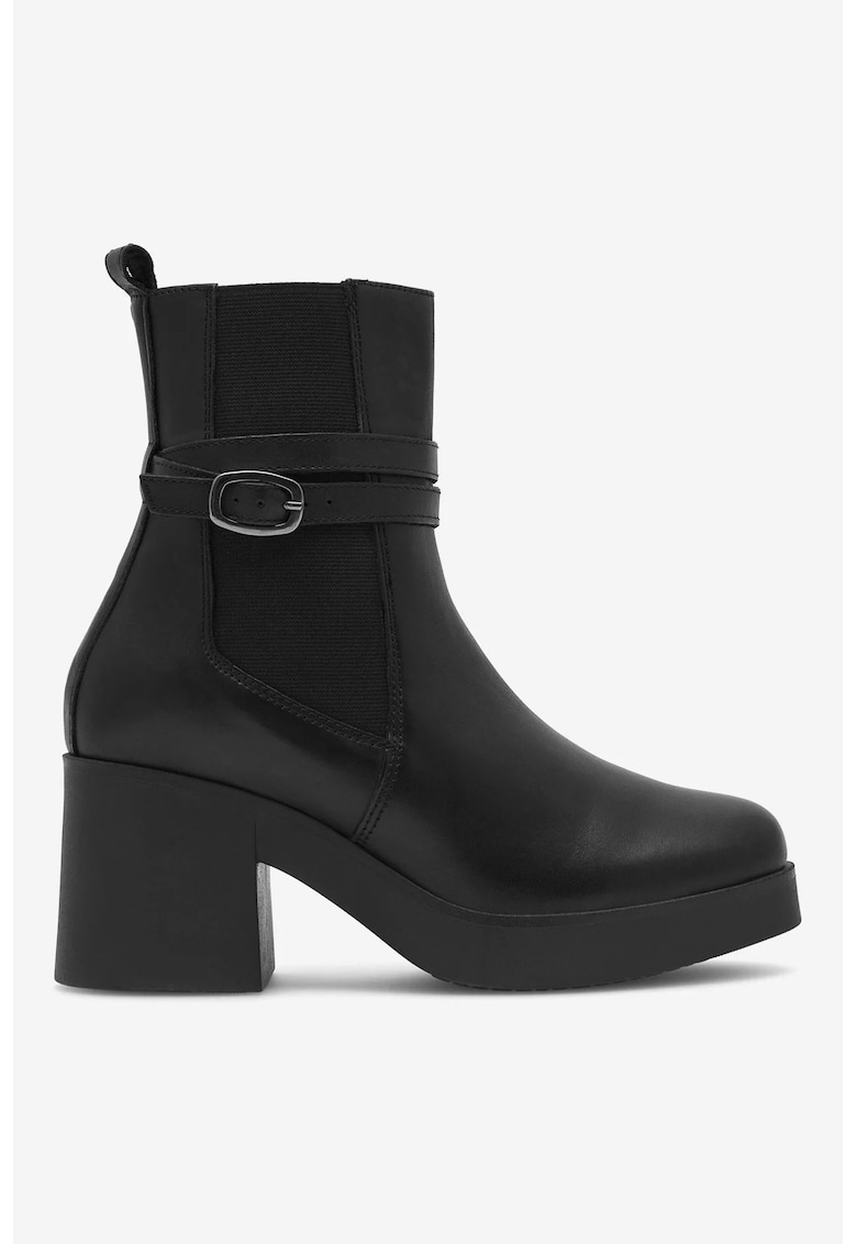 Ghete dama  5905588241270 - Piele naturala - Negru - Negru