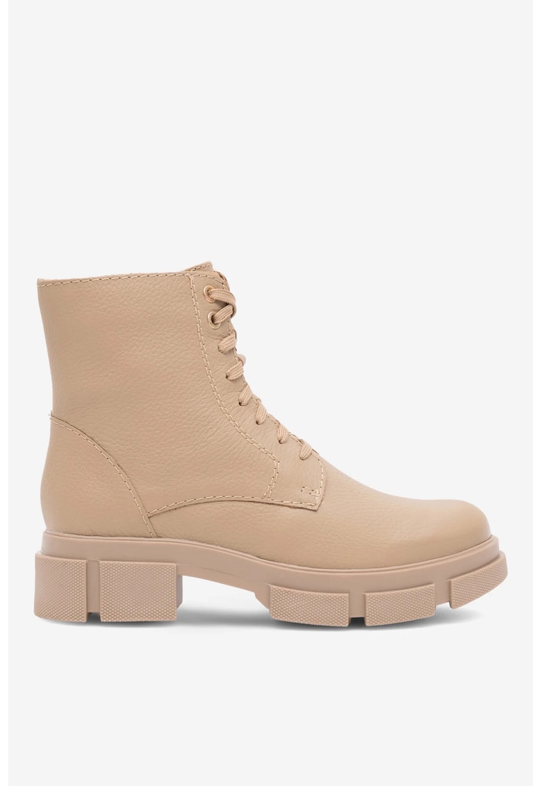 Ghete dama  5905588180630 - Piele naturala - Bej - Bej