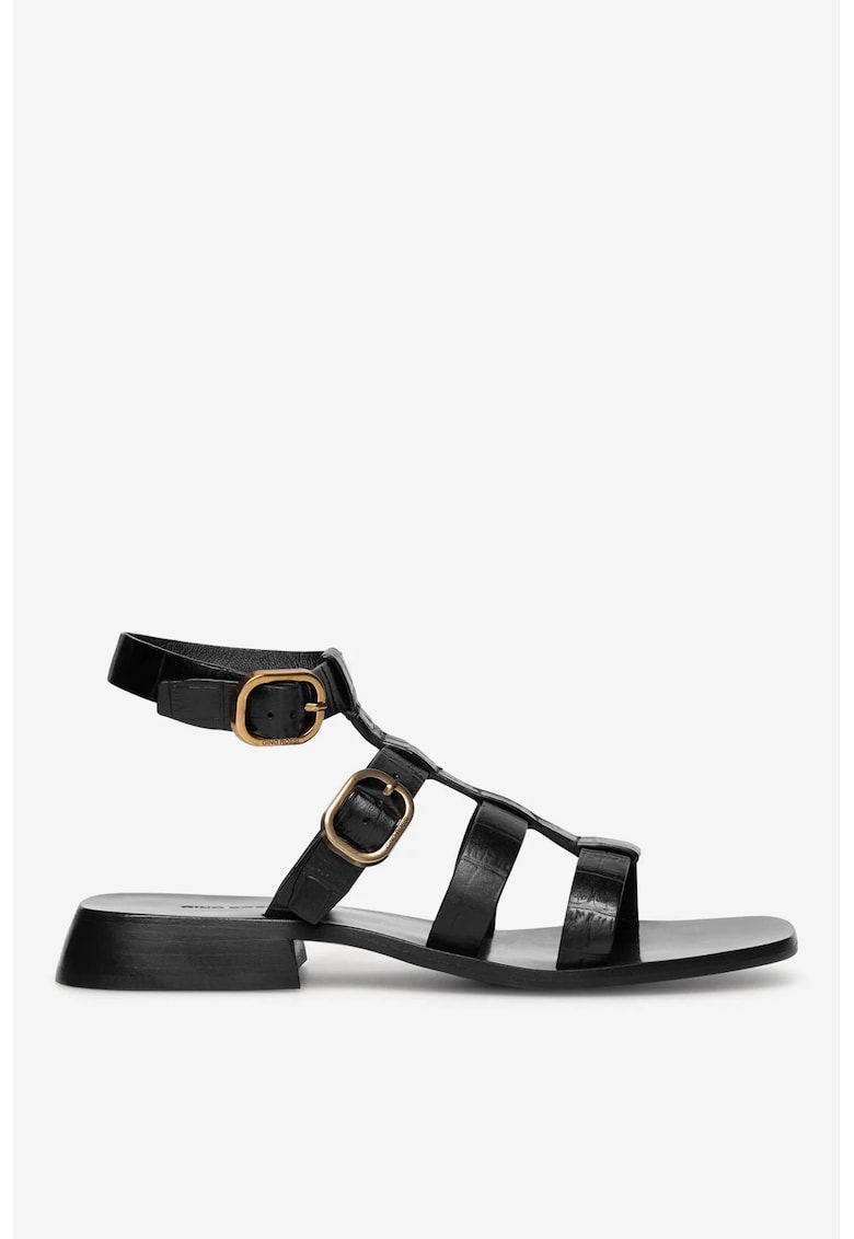 Sandale dama  5905588343783 - Piele naturala - Negru - Negru