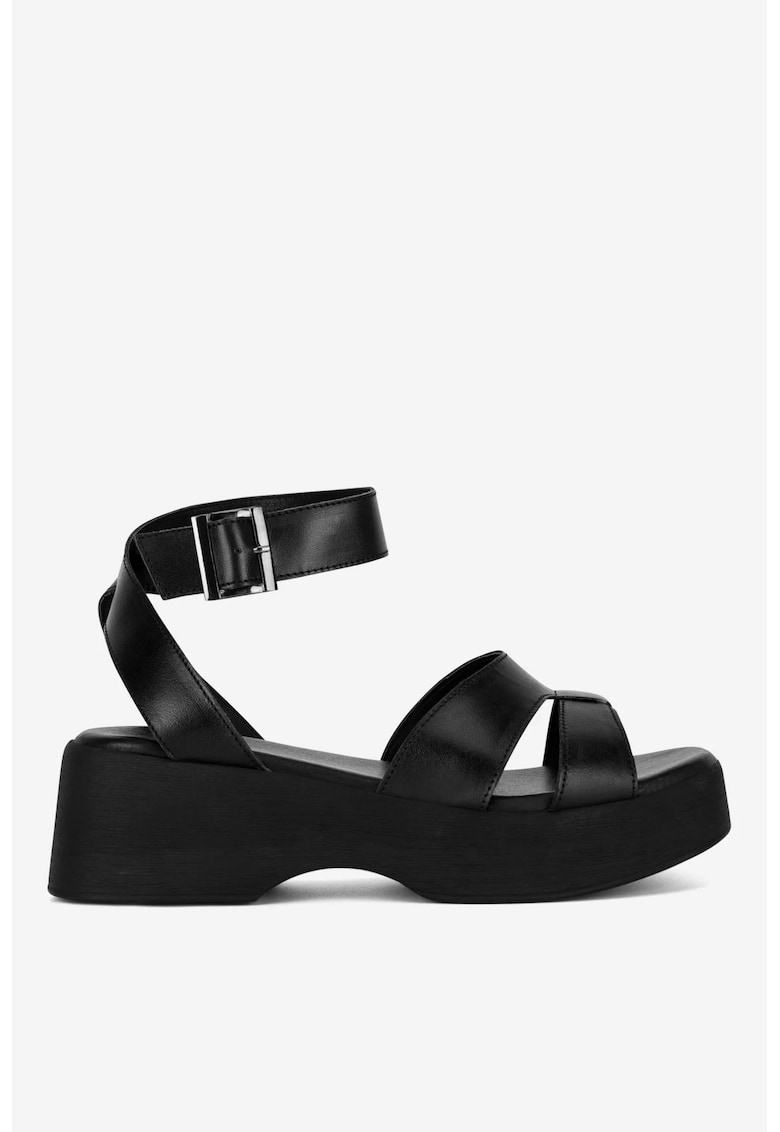 Sandale dama 5905588563464 - Piele naturala - Negru - Negru