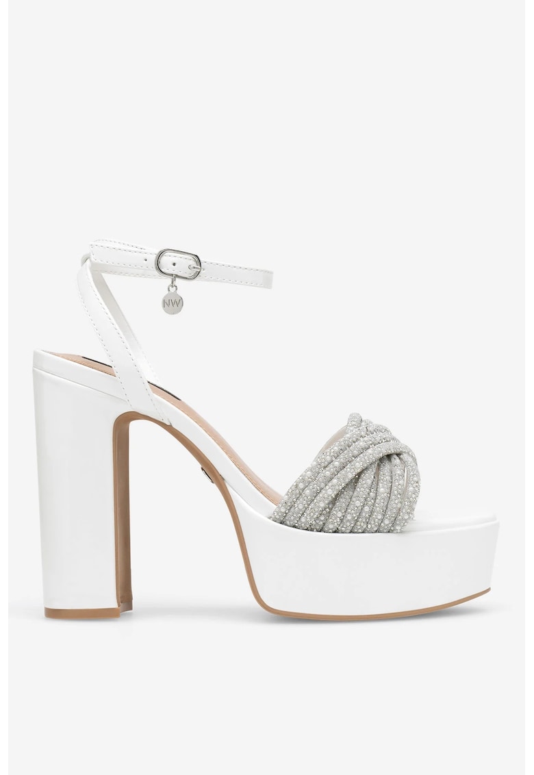 Sandale dama  5905588592570 - Sintetic - 41 EU - Alb