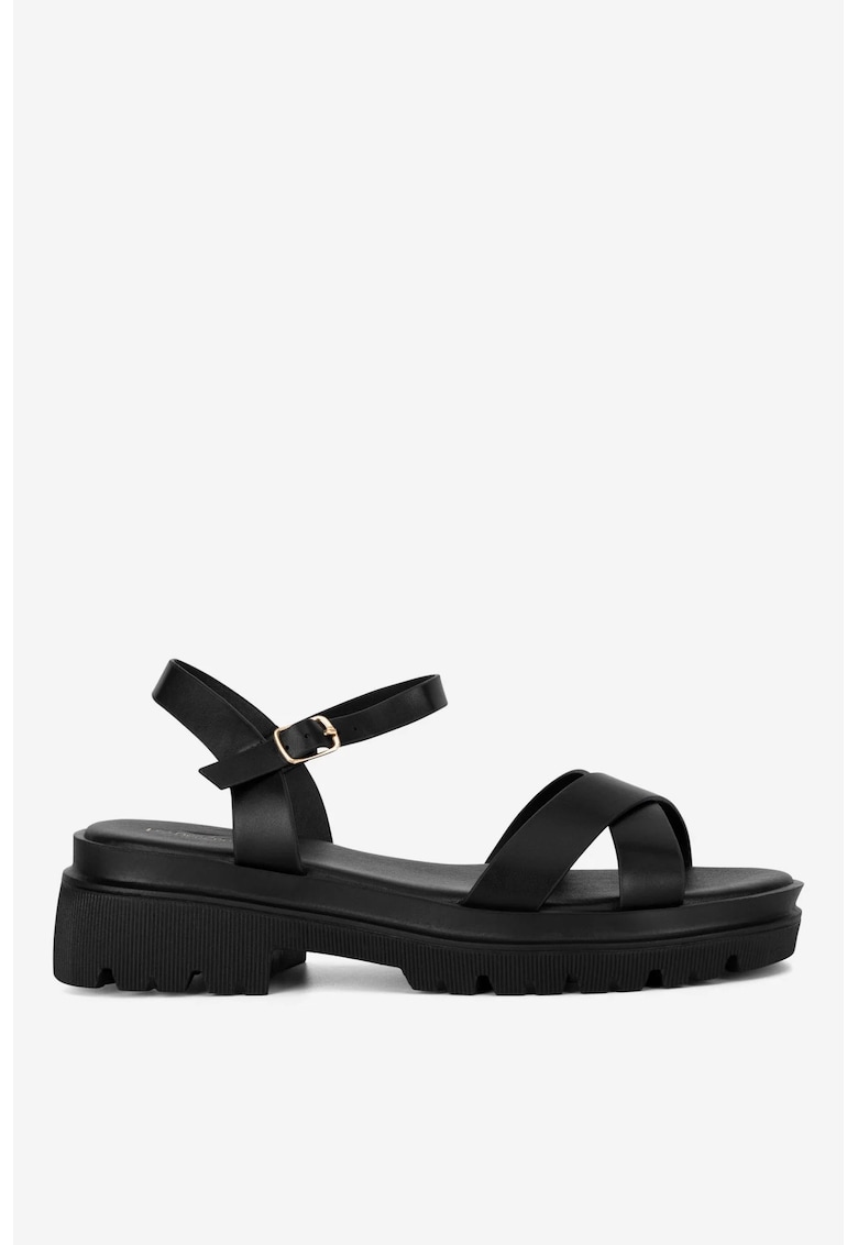 Sandale dama  5905588696834 - Sintetic - Negru - Negru