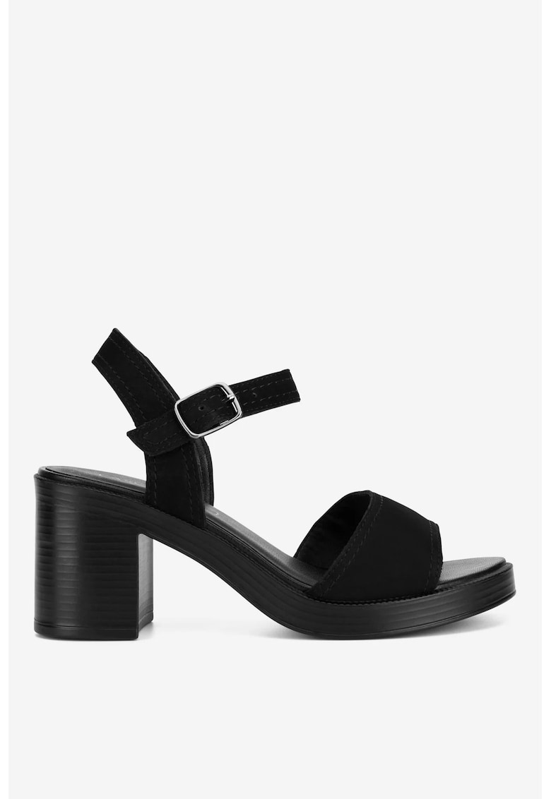 Sandale dama  5905588698715 - Piele naturala - Negru - Negru