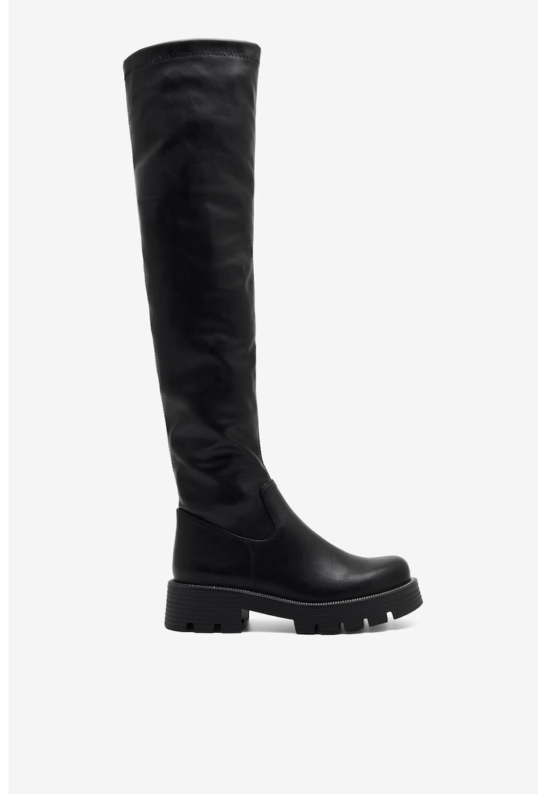 Oferte la Cizme dama  Sintetic - 76454 - Negru