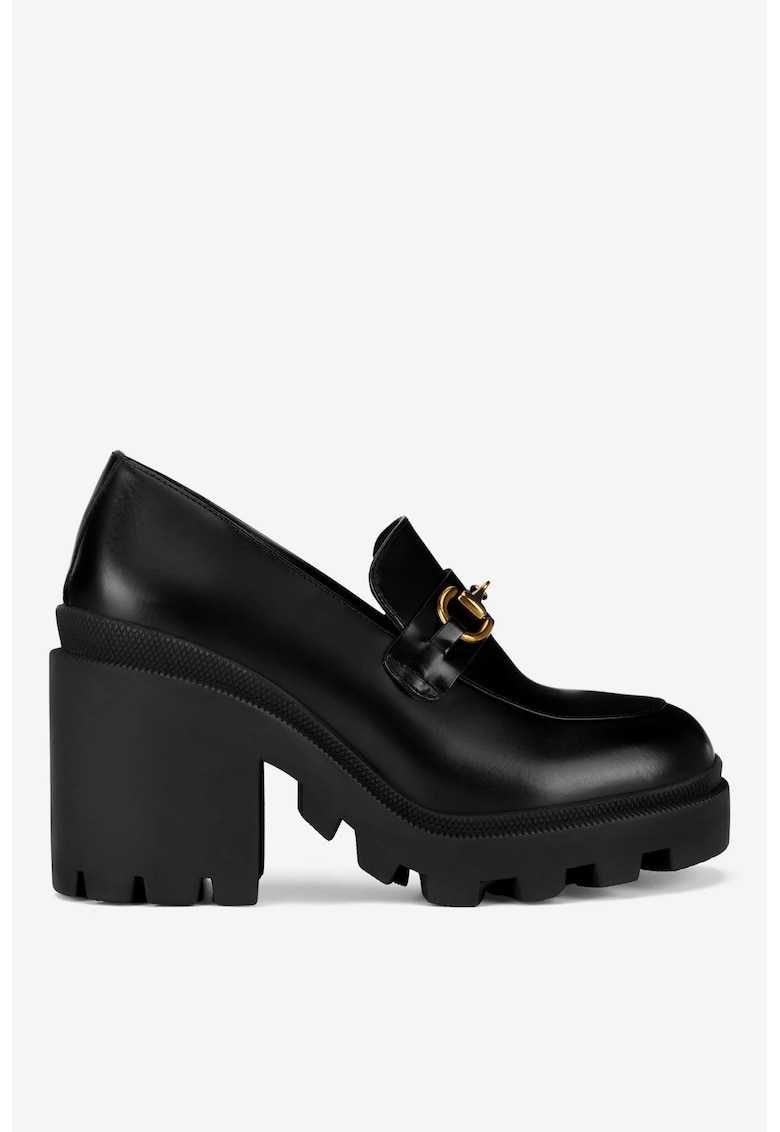 Pantofi dama 5905588814962 - Piele naturala - Negru - Negru