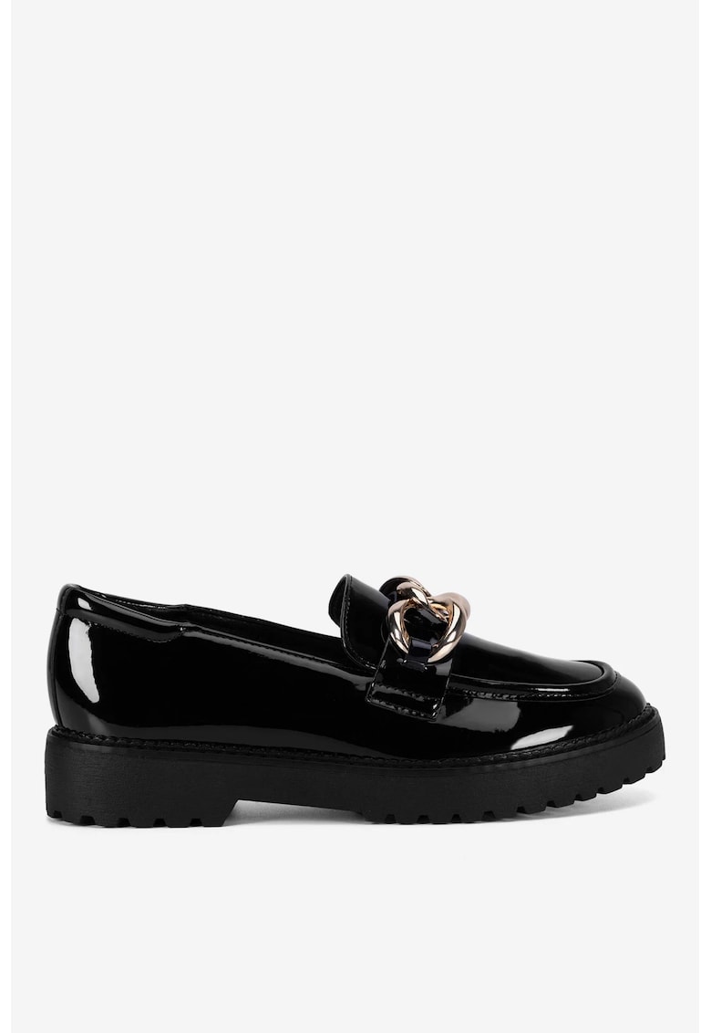 Mocasini dama 5905588821694 - Sintetic - Negru - Negru