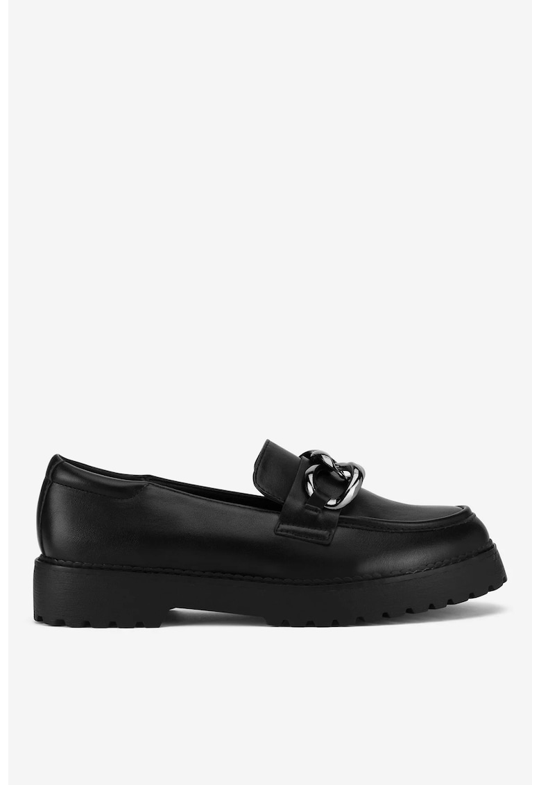 Mocasini dama 5905588821618 - Sintetic - Negru - Negru