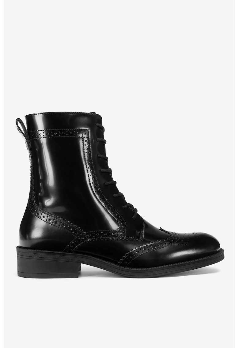 Ghete dama  5905588827337 - Piele naturala - Negru - Negru