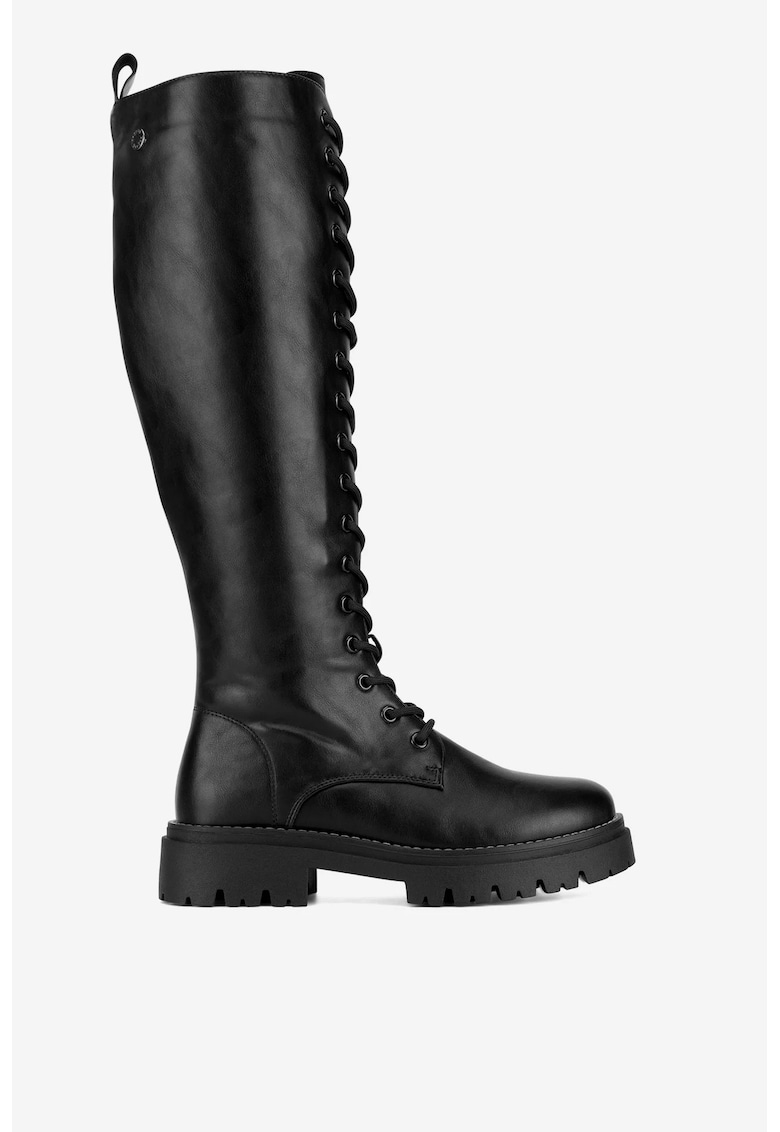 Cizme dama  5905588830597 - Sintetic - Negru - Negru