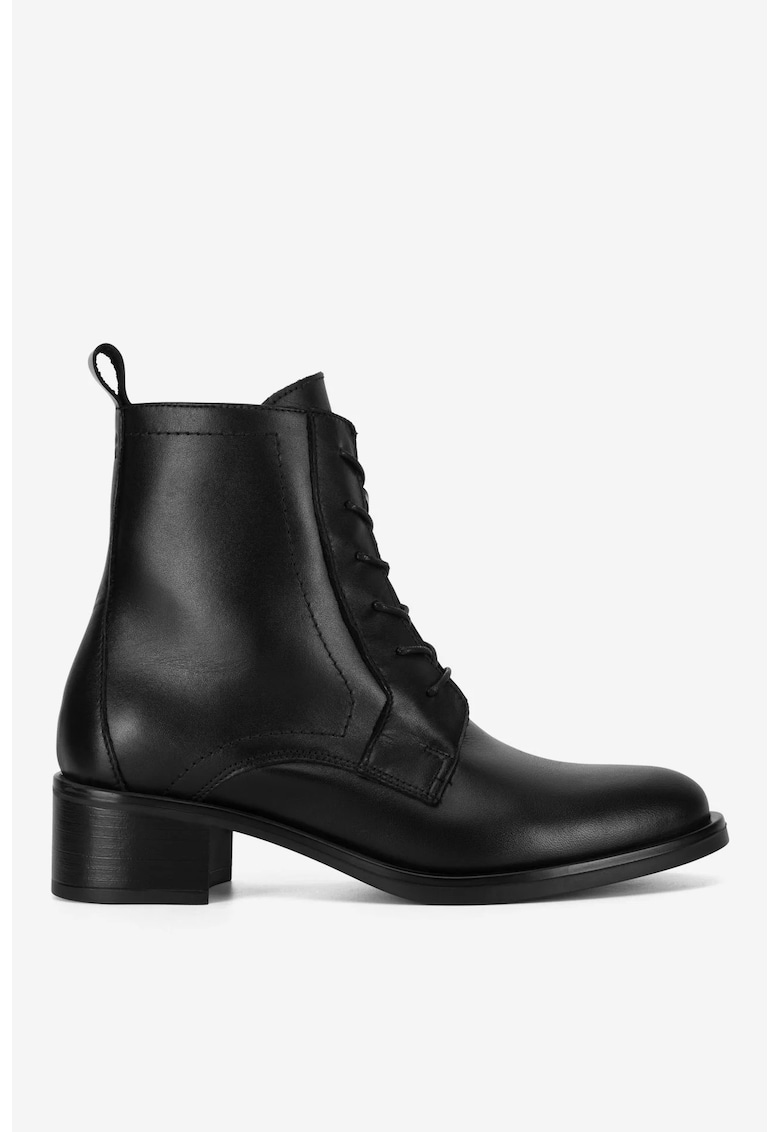 Ghete dama 5905588845089 - Piele naturala - Negru - Negru