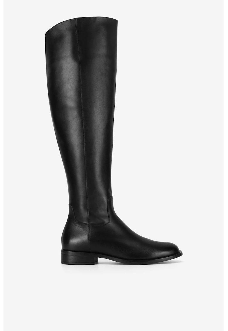 Cizme dama  5905588853404 - Piele naturala - Negru - Negru