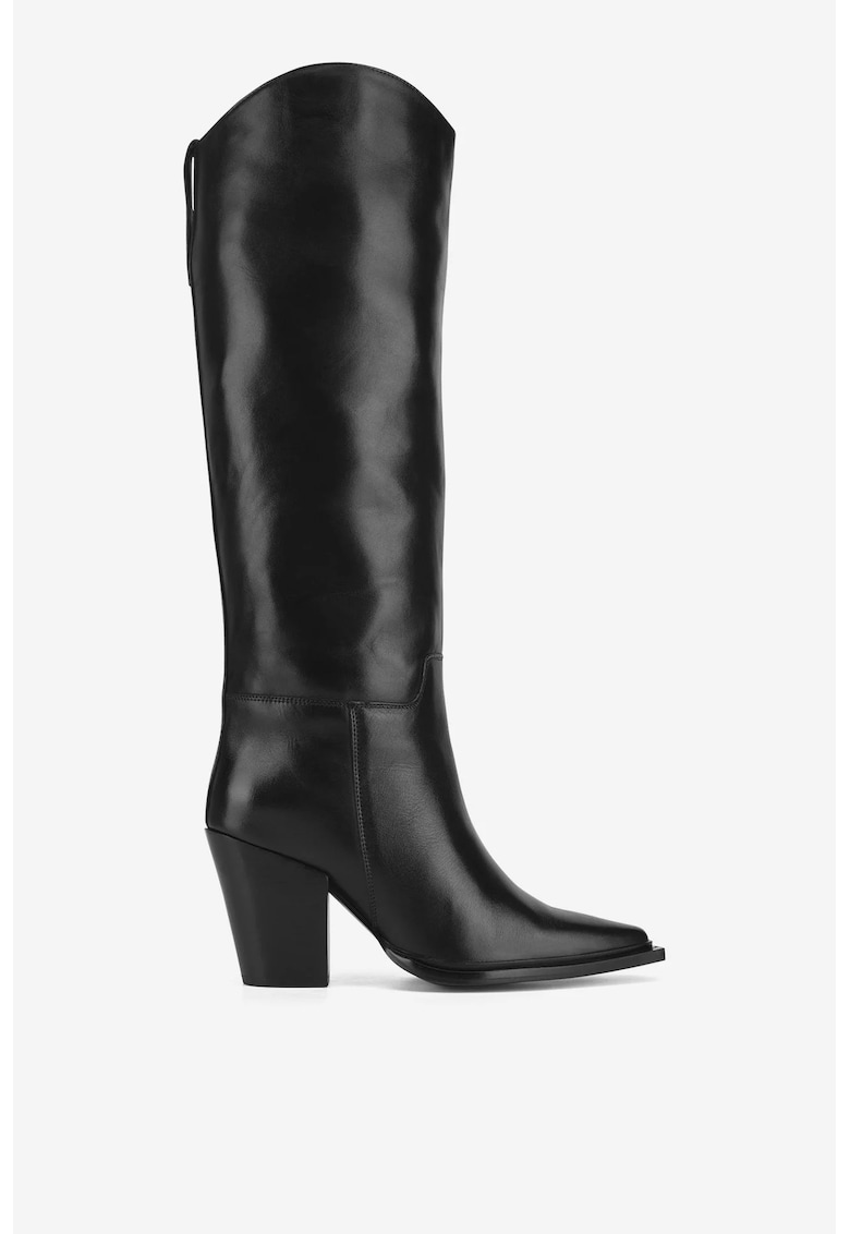 Cizme dama 5905588853473 - Piele naturala - Negru - Negru