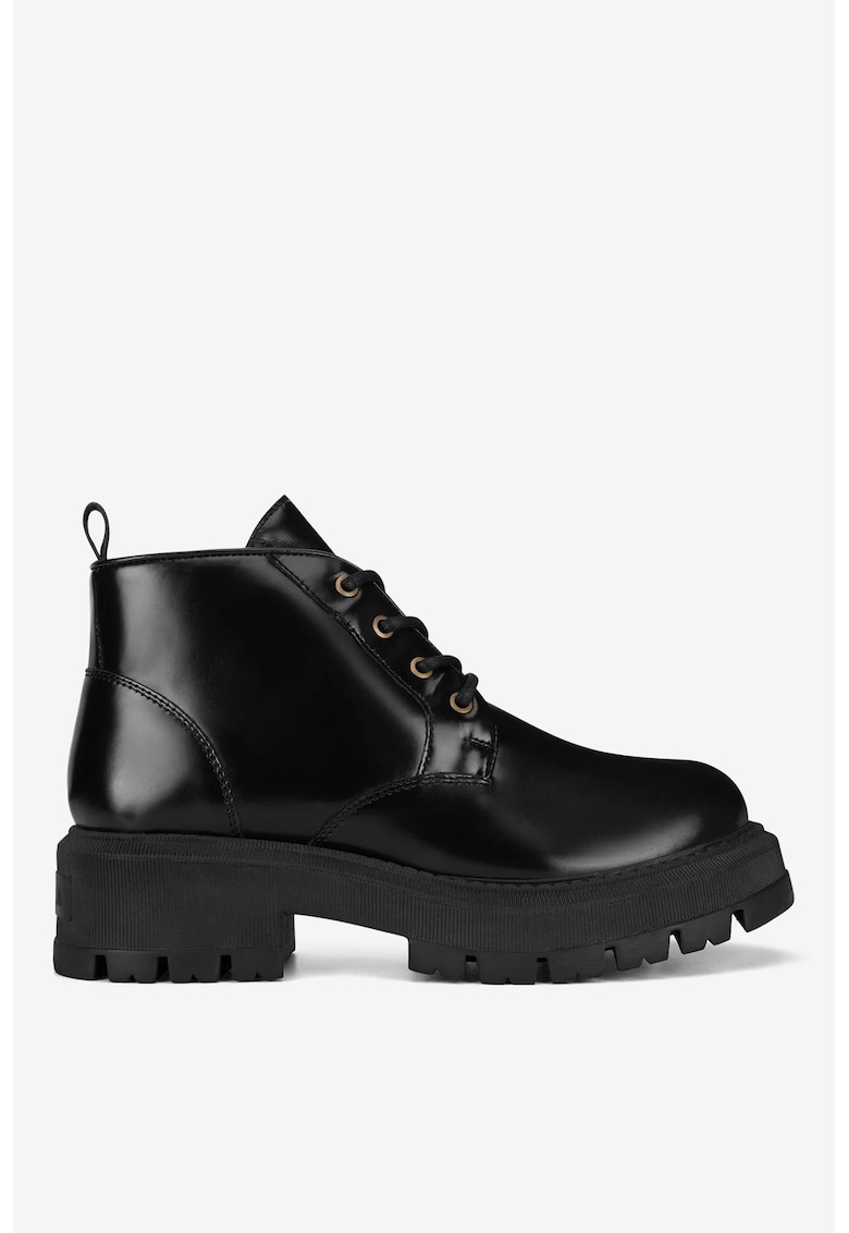 Ghete dama 5905588856290 - Piele naturala - Negru - Negru