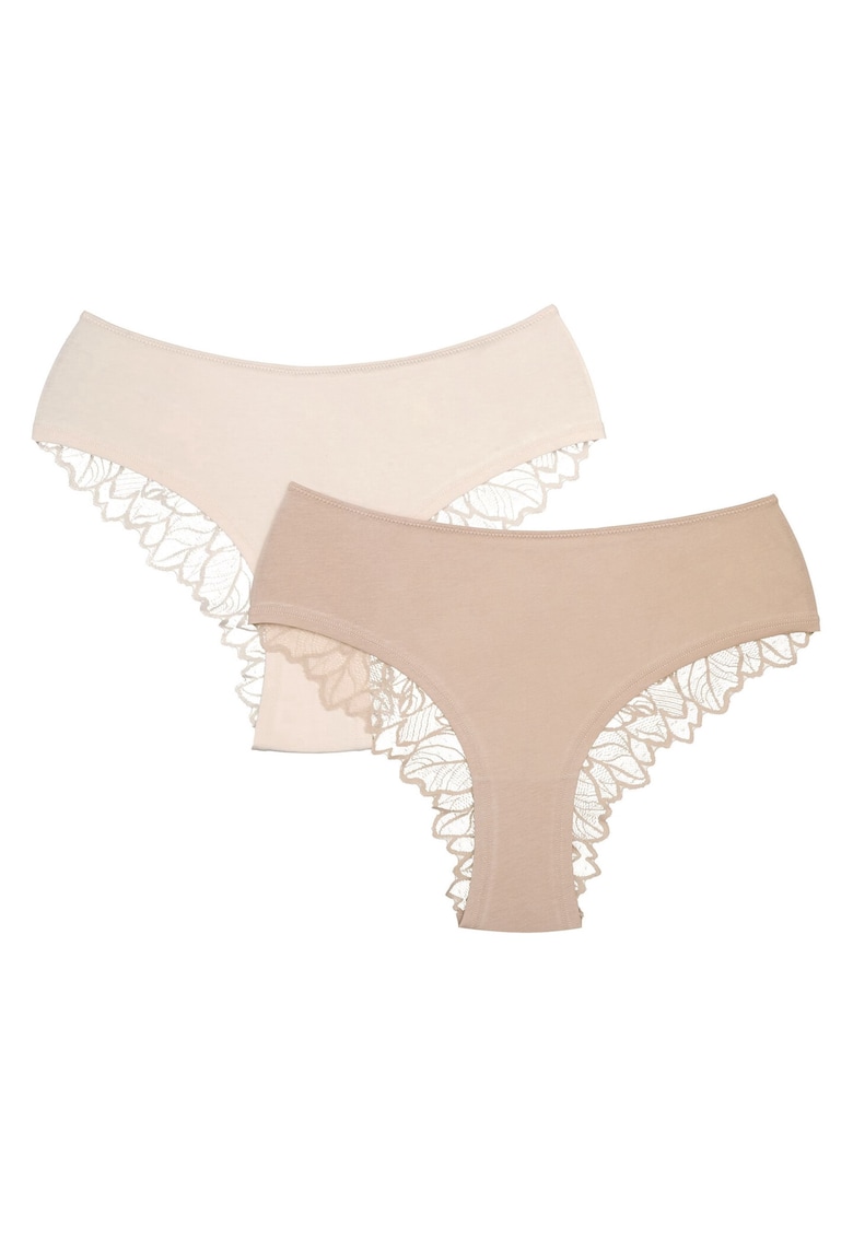 Set de 2 chiloti Pelia Multicolor - Roz murdar