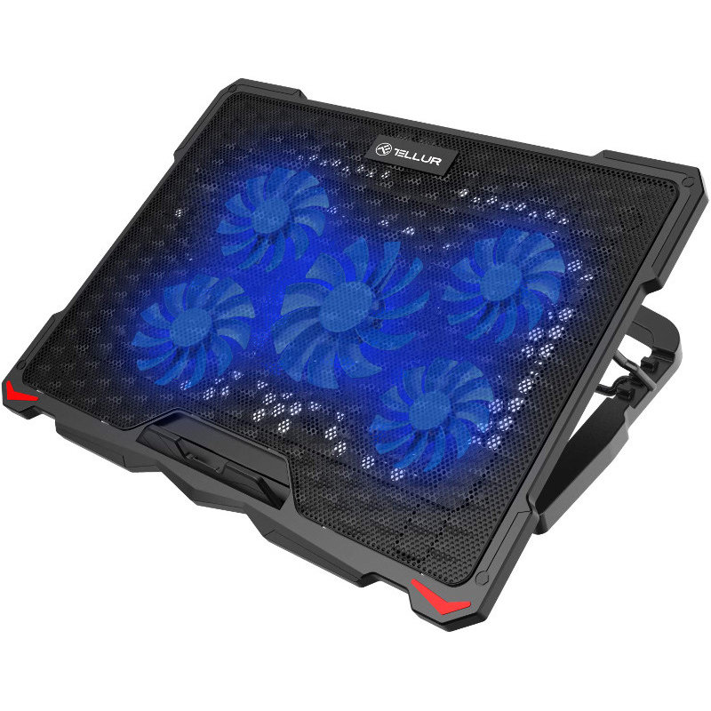 Oferte la Cooler Basic 17inch 5 Ventilatoare LED 2xUSB Negru