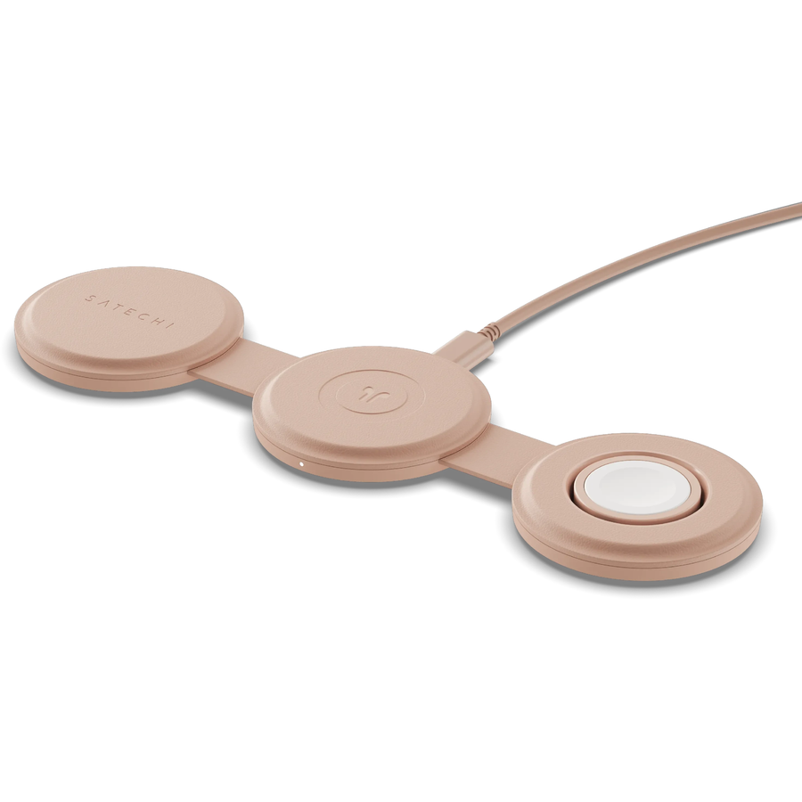 Incarcator OntheGo 3in1 Wireless Desert Rose