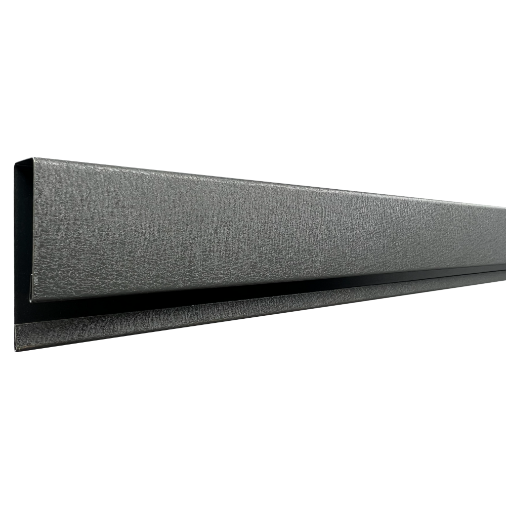 Oferte la Profil lateral de mascare tip J Top Profil Sistem, gri, RAL 7024, mat structurat, 2 m 