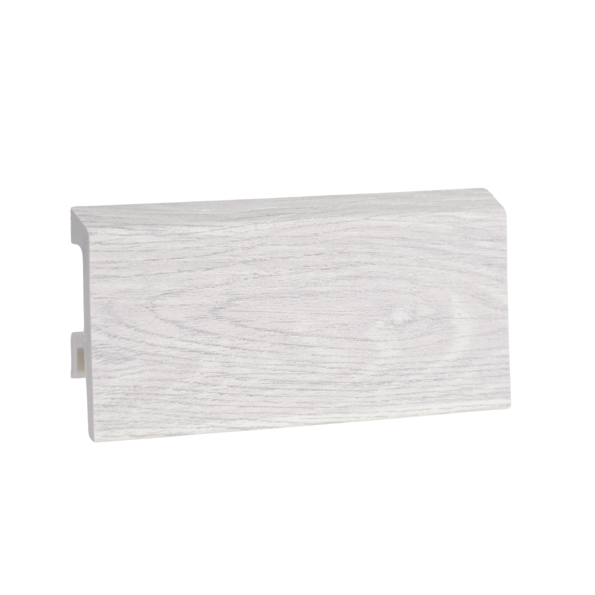 Plinta pardoseala Duflex Mist wood 919, polimer flexibil, rezistenta la apa, decor lemn, 2000 x 80 x 18 mm