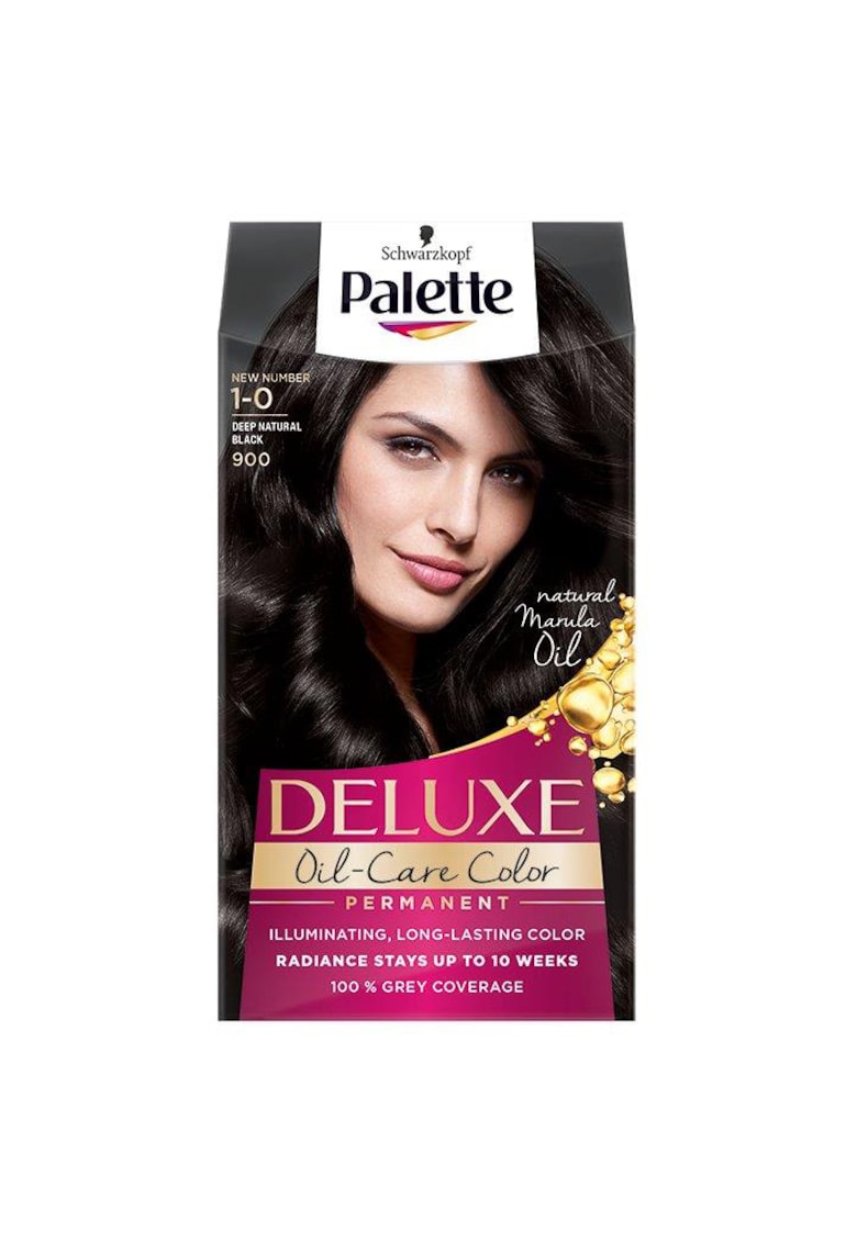 Vopsea de par permanenta Deluxe 1 - Negru natural