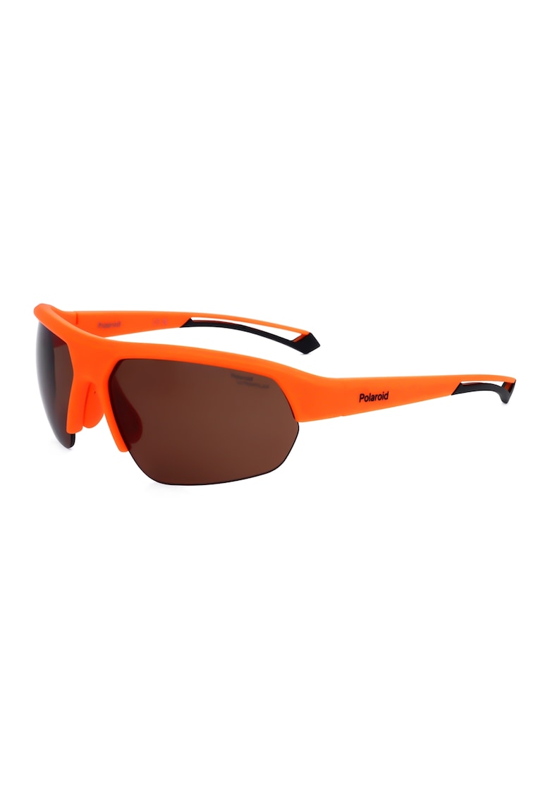 Ochelari de soare biker unisex cu lentile polarizate - Portocaliu mandarina