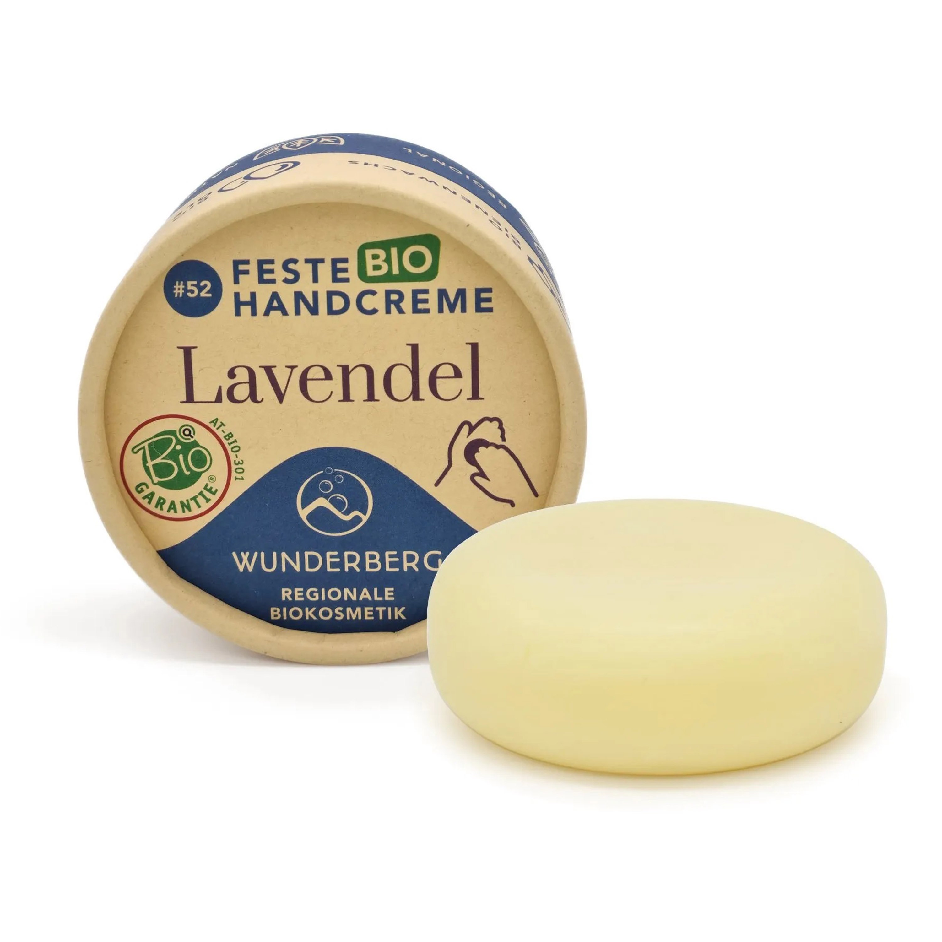 Oferte la Cremă bio solidă de mâini – Lavandă, 75g Wunderberg