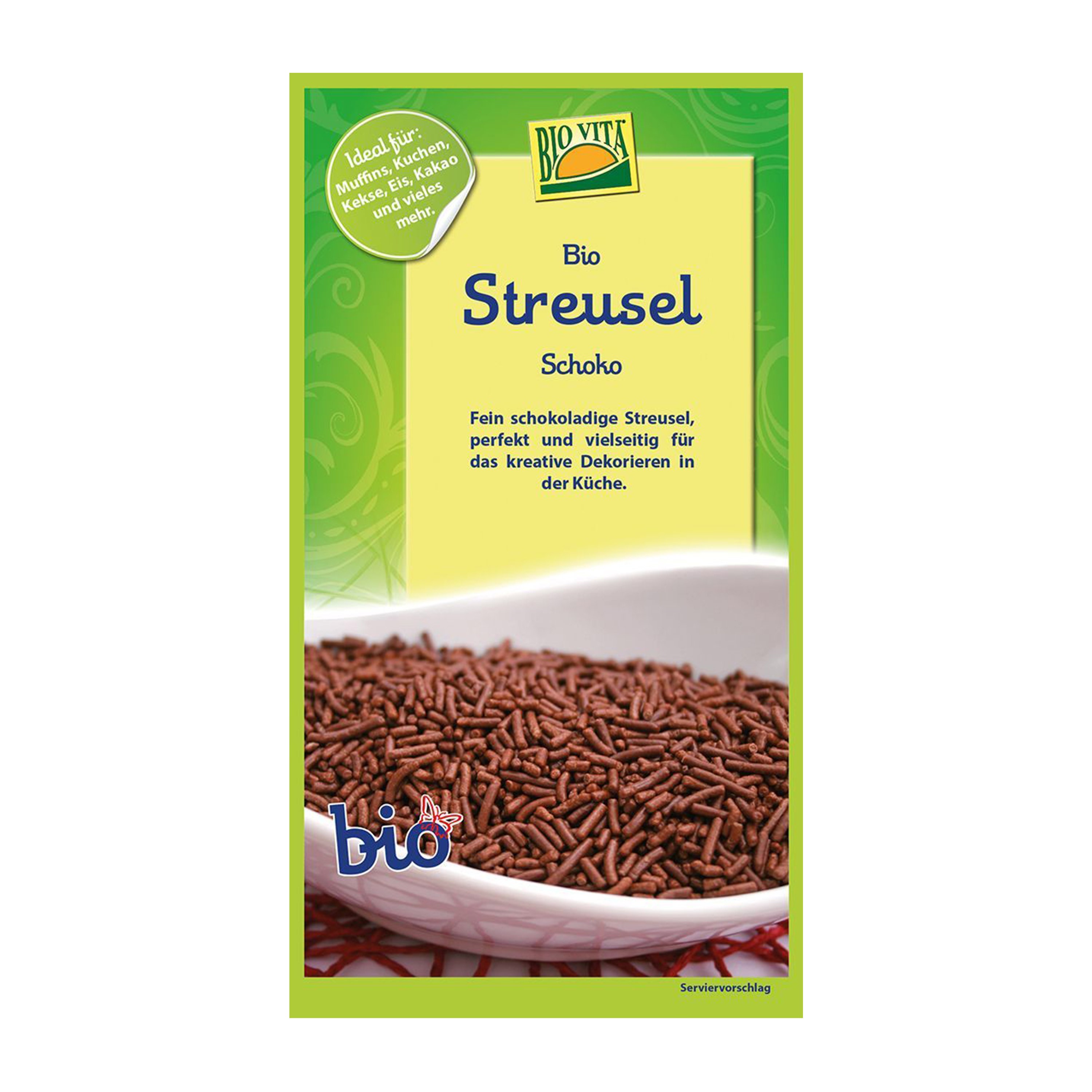 Oferte la Ornamente bio de ciocolata pentru prajituri, 60g Biovita