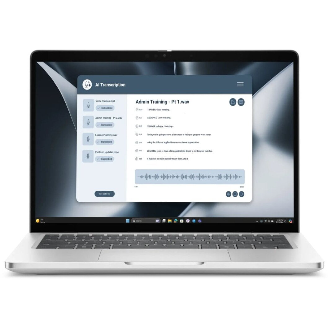 Laptop PRO 13 Plus 13.3inch Non-Touch FHD+ IPS AMD Ryzen(TM) AI 5 PRO 340 32GB LPDDR5 SSD 1TB Windows 11 Pro Copilot+ PC