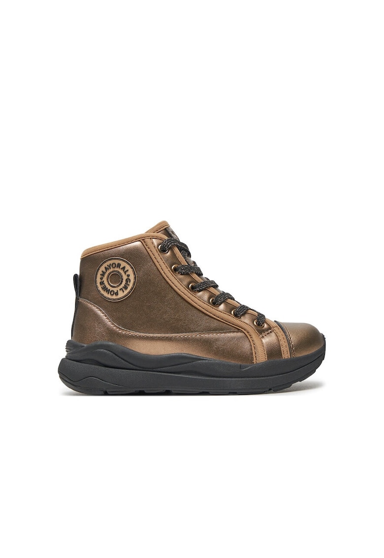 Ghete copii -  86459 - Piele naturala - Maro