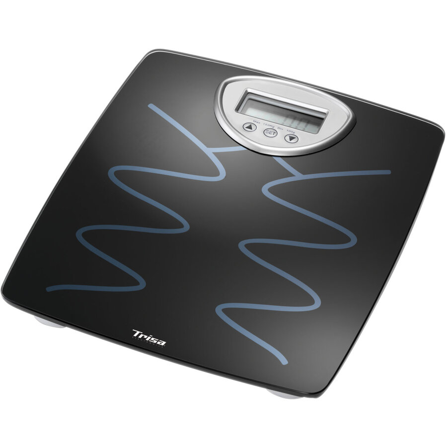 Cantar Corporal Body Scan 150Kg Display LCD Pornire Automata Negru