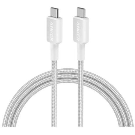 Oferte la Cablu de Date 322 USB-C la USB-C 60W 0.9M Alb