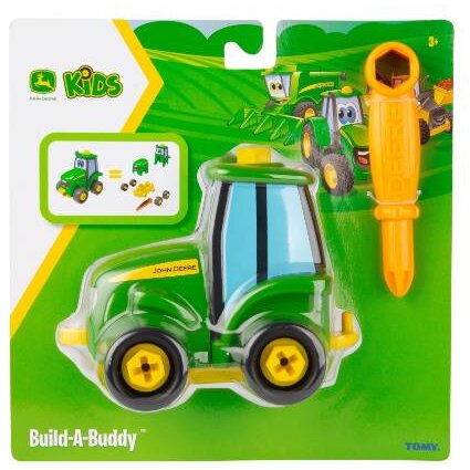 Oferte la Jucarie de Asamblat John Deere Construiti Un Prieten Tractorasul Johnny Verde/Galben