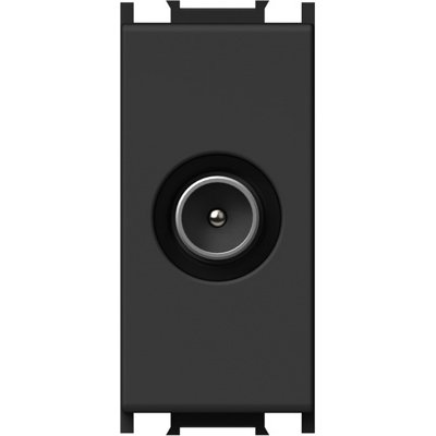 Modul Priza TV capat 1M negru, TEM Modul TEM-KM11SB-U