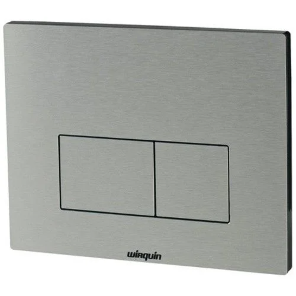 Placa comanda rezervor incastrat Wirquin, dubla comanda, gri, 3/6 l