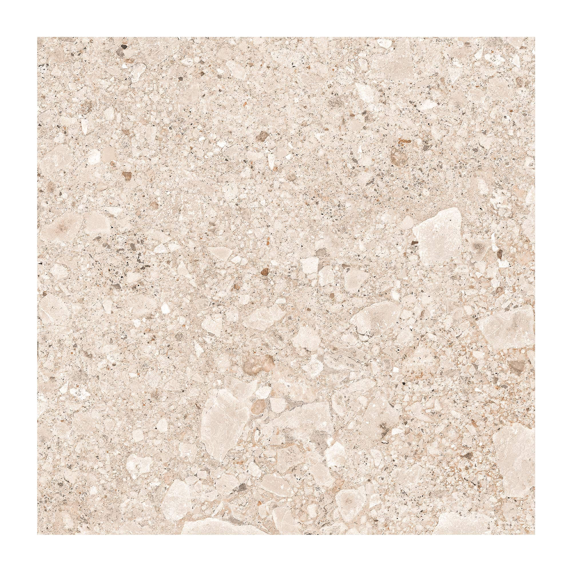 Oferte la Gresie interior/exterior portelanata rectificata Cesarom Ceppo di Gre, bej, mat, aspect piatra, clasa aderenta R10, PEI V, 9 mm, 60 x 60 cm