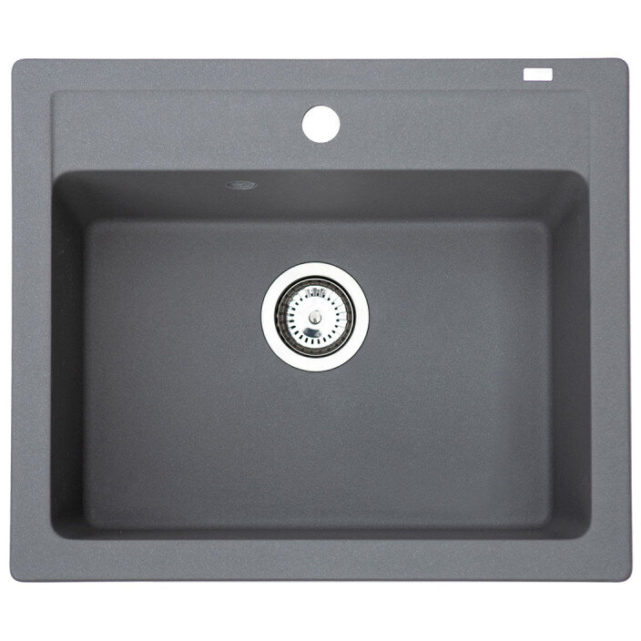 Chiuveta Bucatarie Granit xQuadro 60 600 x 500MM Sifon 90MM Grafit