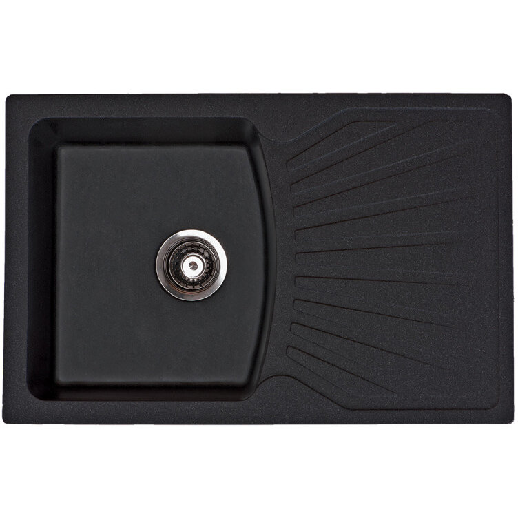 Oferte la Chiuveta Bucatarie X  Quadro Plus Granit 770 x 500MM Sifon 90MM Negru