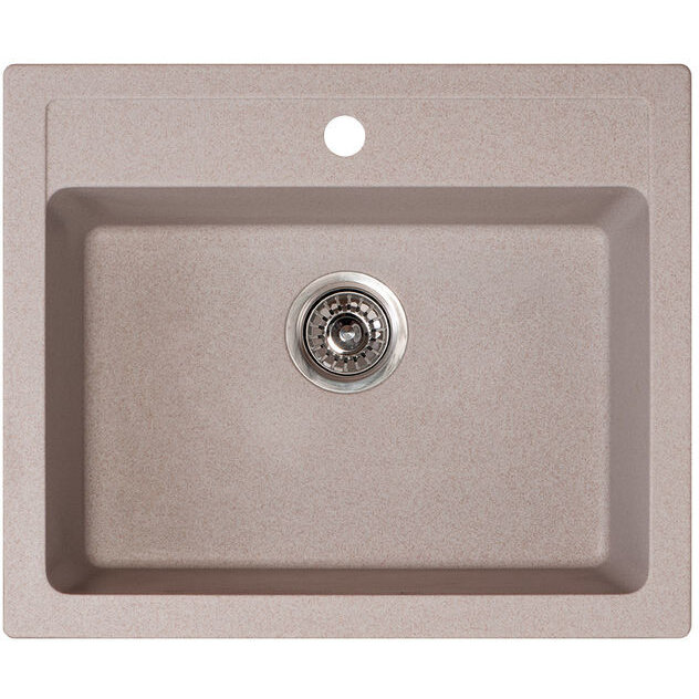 Oferte la Chiuveta Bucatarie xQuadro 60 Granit 600 x 500MM Sifon 90MM Bej