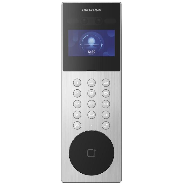 Post Exterior Videointerfon IP DS-KD9203-ME6 Recunoastere Faciala