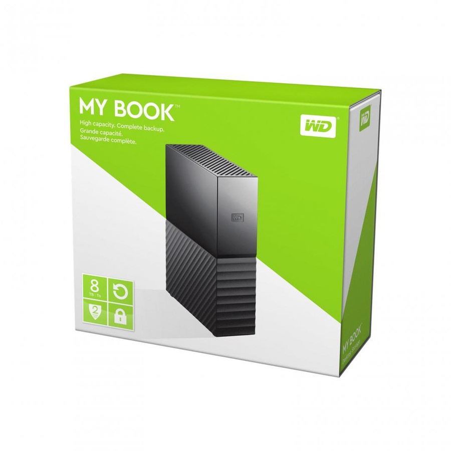 Oferte la Hard disk extern EHDD WDBBGB0080HBK-EESN, 8TB, WD, 3.5 inci, MY BOOK  USB3.0 BK